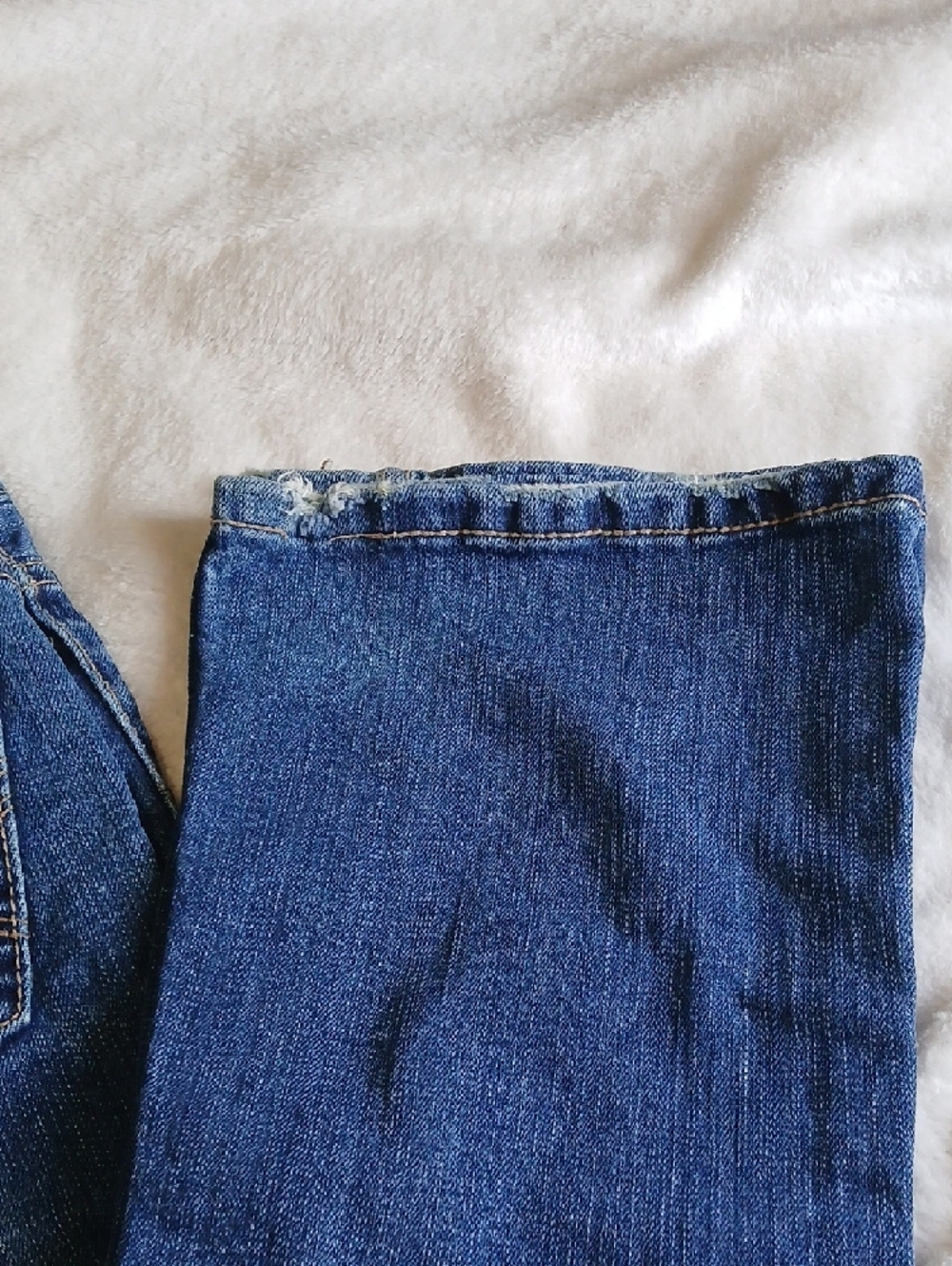 VTG Aeropostale Girl's Denim Dark Blue Skinny Flare Jeans with Zip PocketAccents - Picture 5 of 13